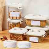 2 Rolls Freezer Labels, 1000 Removable Food Storage Stickers, 1 x 2 Inch
