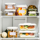 2 Rolls Freezer Labels, 1000 Removable Food Storage Stickers, 1 x 2 Inch