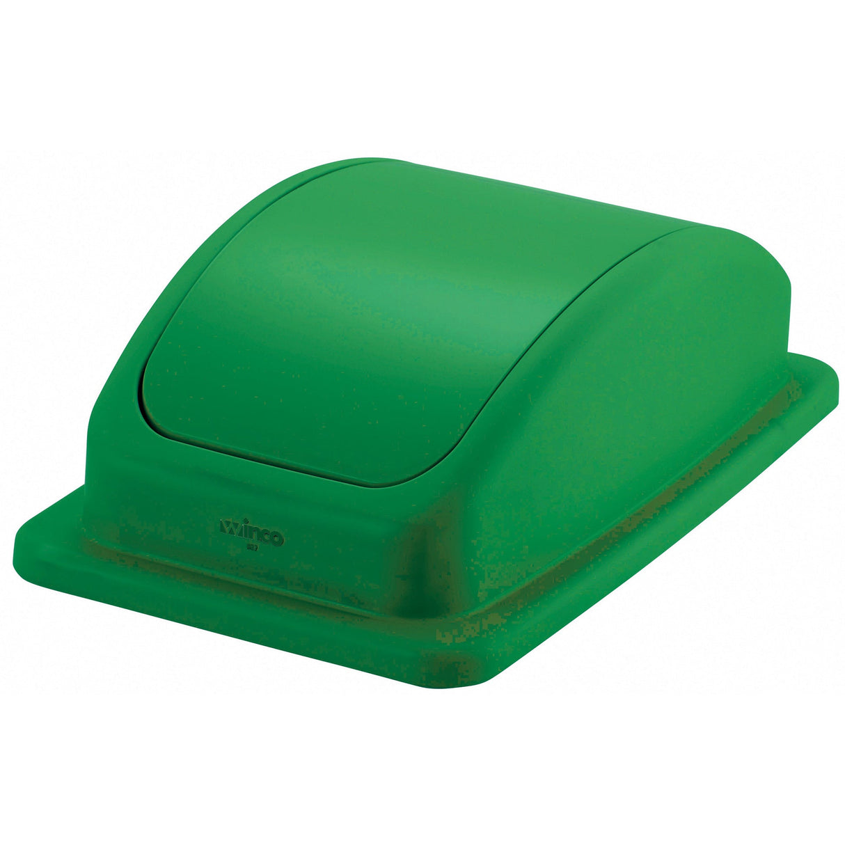 Winco PTCL-23GR - Swing Lid for 23 Gallon Slender Trash Cans - Green