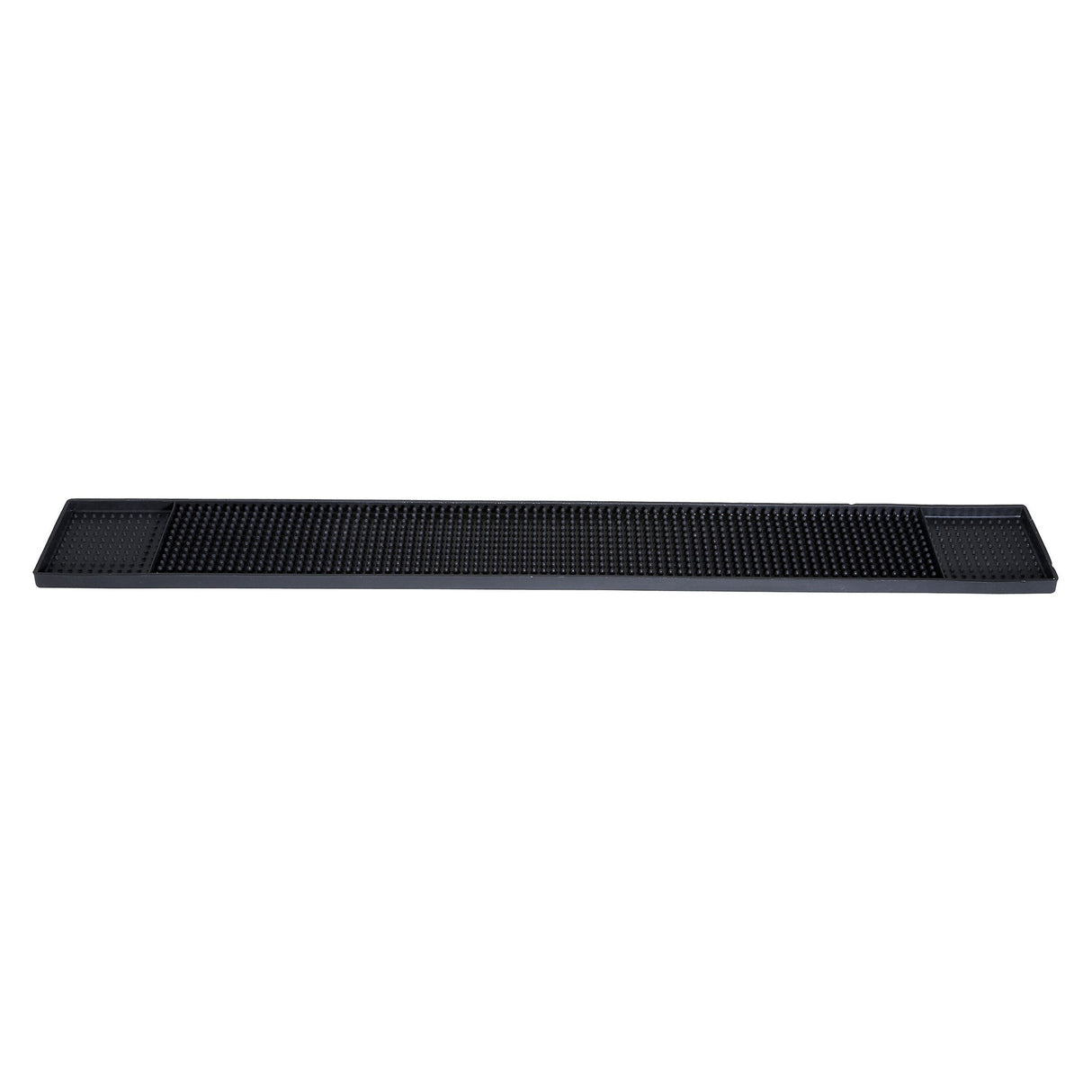 Winco BM-327K - Bar Rail Spill Mat, 27" x 3-1/4" - Black