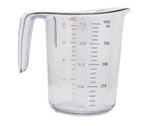 Omcan 1 QT / 1000 ml Clear Polycarbonate Measuring Cup