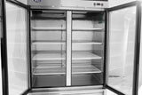 Atosa Two Glass Door Reach-in Freezer - MCF8703ES