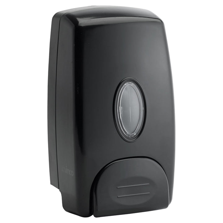 Winco SD-100K - Manual Bulk Soap Dispenser - Black