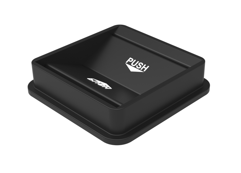 Omcan 81214 - Black Swing Lid for Square Trash Can #81195