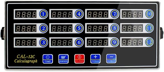 VRS 12 Channel Kitchen Timers for Commercial Kitchen - YI6387451