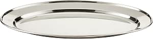 OMCAN 11 3/4″ x 7 7/8″ Stainless Steel Oval Platter