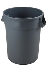 Omcan 20 Gallon (75 Liter) Heavy-Duty Polyethylene Trash Can Gray