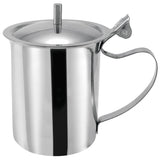 Winco SCT-10 - 10oz Creamer Server with Knob, Stainless Steel