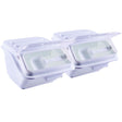 Omcan 80987 - 10l Shelf Ingredient Bin with Scoop 2 Pack