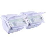 Omcan 80987 - 10l Shelf Ingredient Bin with Scoop 2 Pack