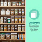 300 Pcs Freezer Food Labels on Roll - 30x60mm Self-Adhesive, Removable Kitchen Date Labels for Storage Containers - Record Food Safely with Date, Time, Use By, and Init (Colorful)