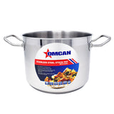 Omcan 80437 - 8 qt Stainless Steel Stock Pot with Lid