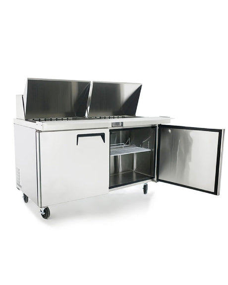 Atosa 60″ Refrigerated Chef Base, Extended Top Two Drawers - MGF8452GR - VRS Restaurant Equipment & Supply Store