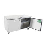 Atosa 60″ Undercounter Freezer Two Door - MGF8407GR - VRS Restaurant Equipment & Supply Store