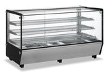 Omcan 60" Square-Glass Countertop Display Warmer 9cu.ft. / 252L – 110V, 1650W