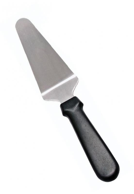 Omcan 80028 - Pie Server with 4 5/8" x 2 3/8" Blade and Black Plastic Handle