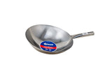 Omcan 47543 - 14" Mandarin Wok Stainless Steel, Nailed Joint