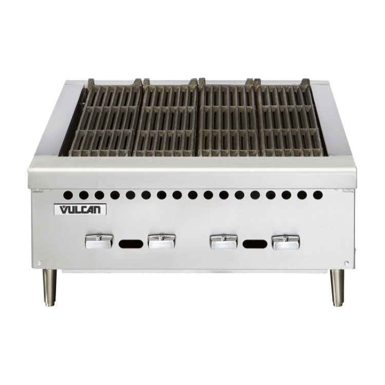 Vulcan 25" VCRB Radiant Commercial Gas Charbroiler Grill for Restaurants - VCRB25
