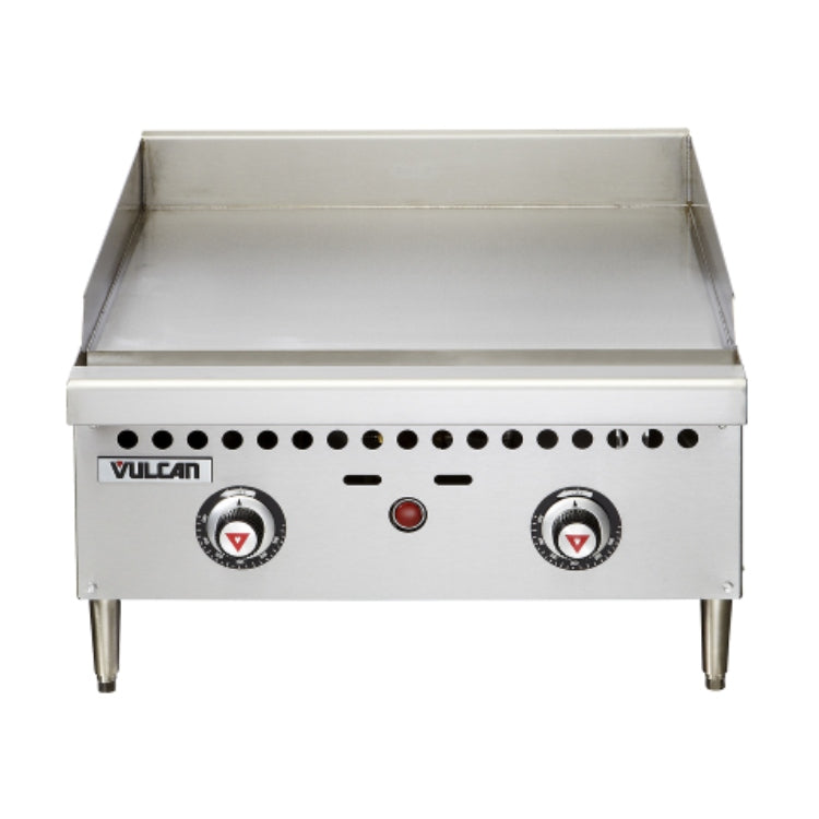Vulcan 24" VCRG Series Thermostatic Gas Griddle (Countertop) - VCRG24-T