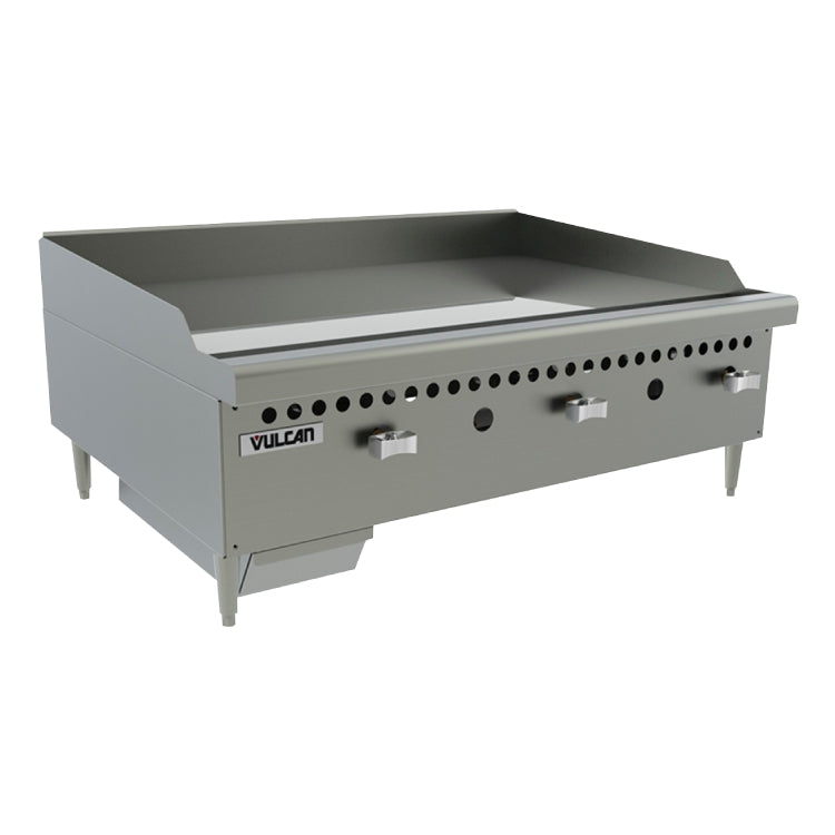 Vulcan 36" VCRG Series Tabletop / Countertop Manual Restaurant Gas Griddle - VCRG36-M