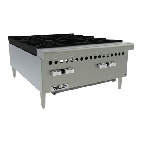 Vulcan VCRH Series 24" Four Burner 100,000 BTU Gas Hot Plate - VCRH24