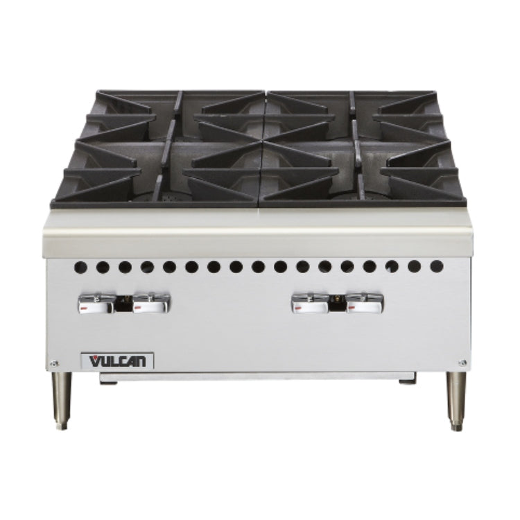 Vulcan VCRH Series 24" Four Burner 100,000 BTU Gas Hot Plate - VCRH24