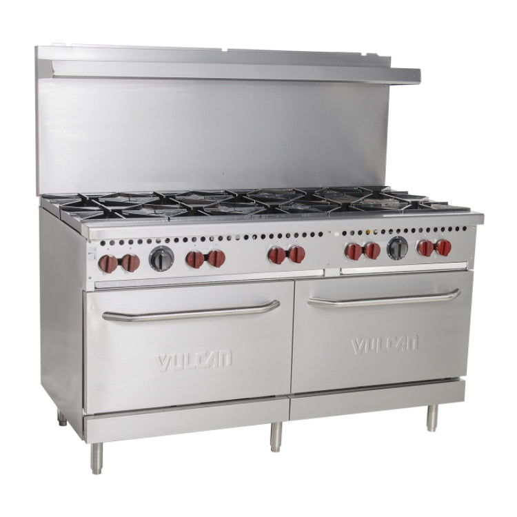 Vulcan SX Series Stainless Steel 60" Gas (Natural or Propane) Range with Standard Oven - SX60-10B