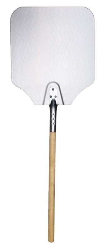 Omcan 12″ x 14″ Aluminum Pizza Peel with 22″ Wood Handle