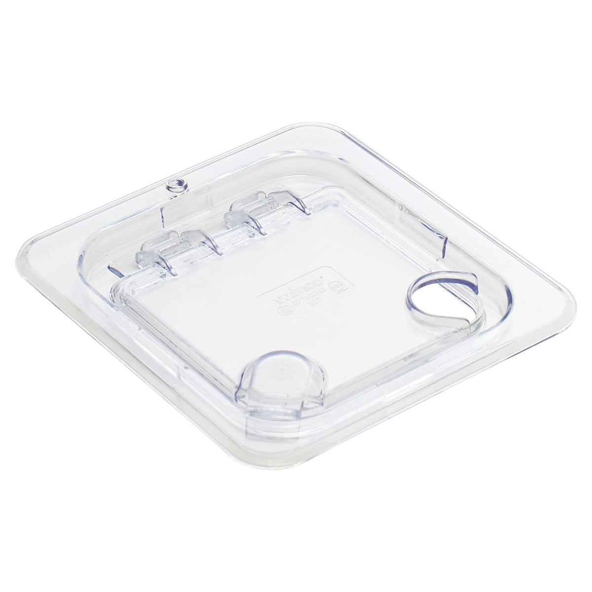 Winco SP7600H - Polycarbonate Food Pan Cover, Hinged - Sixth (1/6)