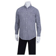 Chef Works D500-BWK-M - Men's Gingham Dress Shirt, Medium