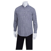 Chef Works D500-BWK-M - Men's Gingham Dress Shirt, Medium