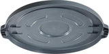 Omcan Polypropylene Gray Lid for Heavy-duty Trash Can for Item 47516