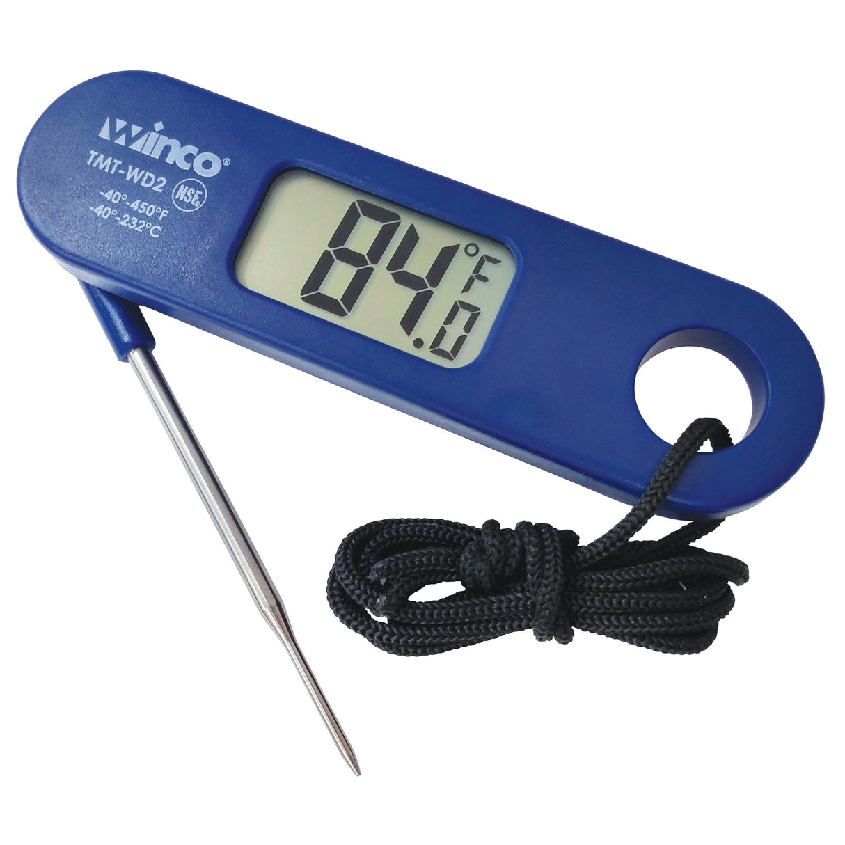 Winco TMT-WD2 - Folding Probe Digital Thermometer