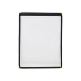 Omcan 9 1/2″ x 11 3/4″ Black Single Menu Holder