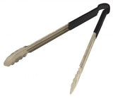 Omcan 80550 - 16" Heavy Duty Utility Tong with Black Plastic Handle