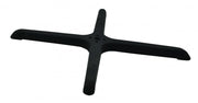 Omcan 33″ x 33″ Cross-Shaped Black Restaurant Table Base compatible for 43207 and 43510 Table Columns