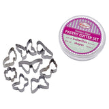 Winco CST-31 - Cookie Cutter Set, Butterflies, 8 Pieces, Stainless Steel