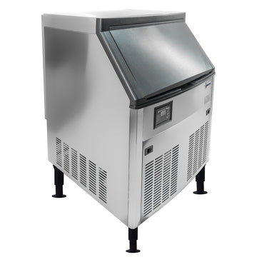 Omcan 26″ Ice Maker Machine with 80 lb. Ice Bin – Ice Yield 210 lb./day, Energy Star