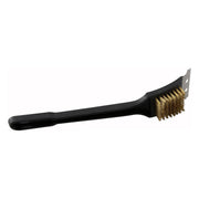 Winco BR-12 - 12" Oven & Grill/BBQ Brush with Scraper and Brass Bristles