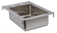 Omcan 39779 - 10" x 14" x 5" Stainless Steel Single Tub Drop-In Sink with Flat Top