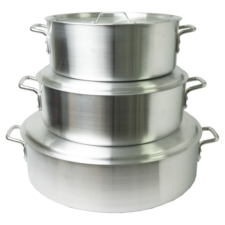 American Chef ABRP-15 - Aluminum Brazier, 4mm - 15 Quart, Aluminum