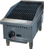 American Chef ACCB-12 - Counter Top 12" radiant Charbroiler, standard U-shape burners, natural gas