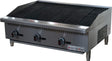 American Chef ACCB-36 - Counter Top 36" radiant Charbroiler, standard U-shape burners, natural gas