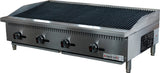 American Chef ACCB-48 - Counter Top 48" radiant Charbroiler, standard U-shape burners, natural gas