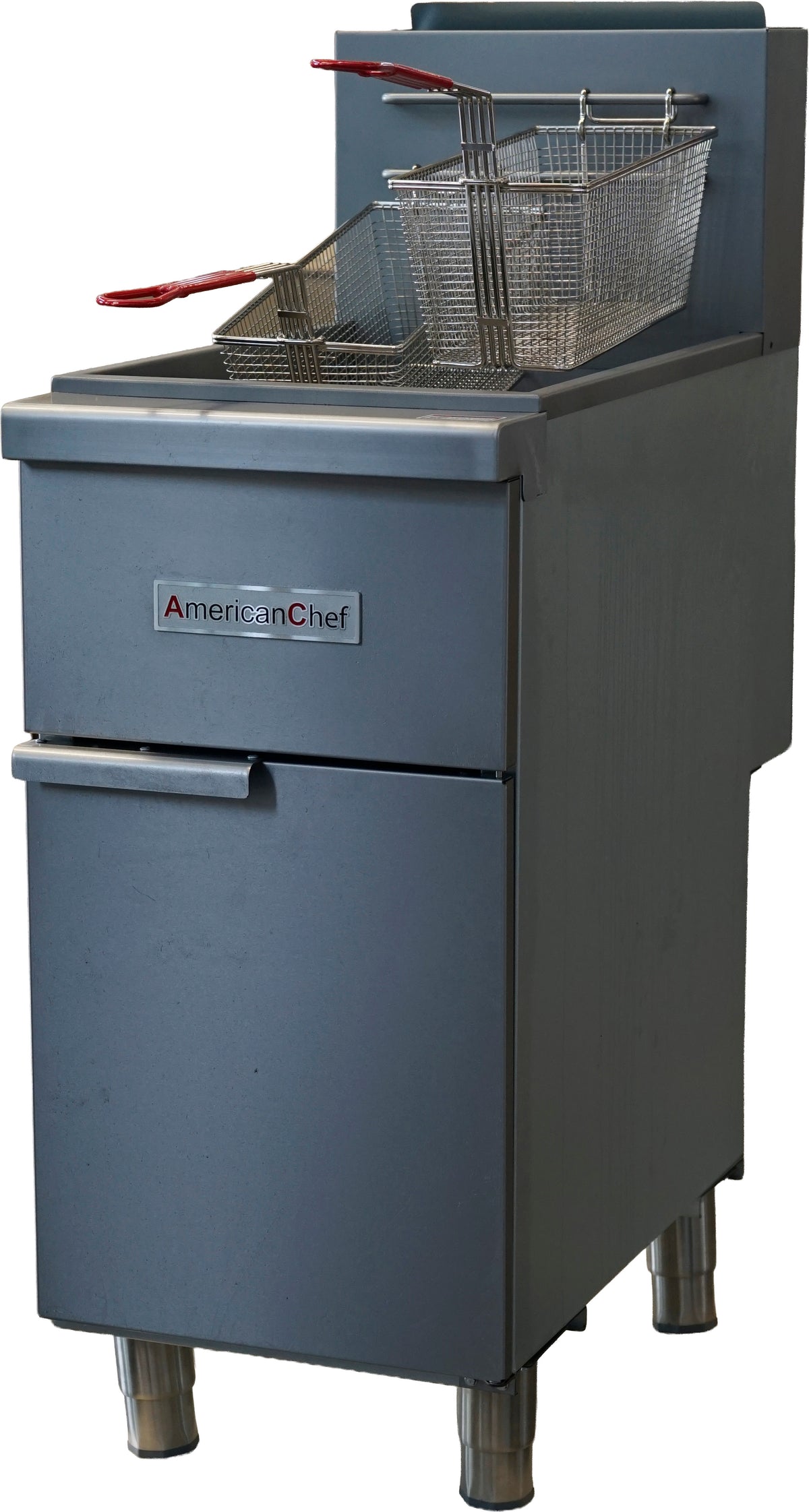 American Chef ACDF-4NG - Deep Fryer 4 Chamber, Natural gas, Robertshaw gas valve