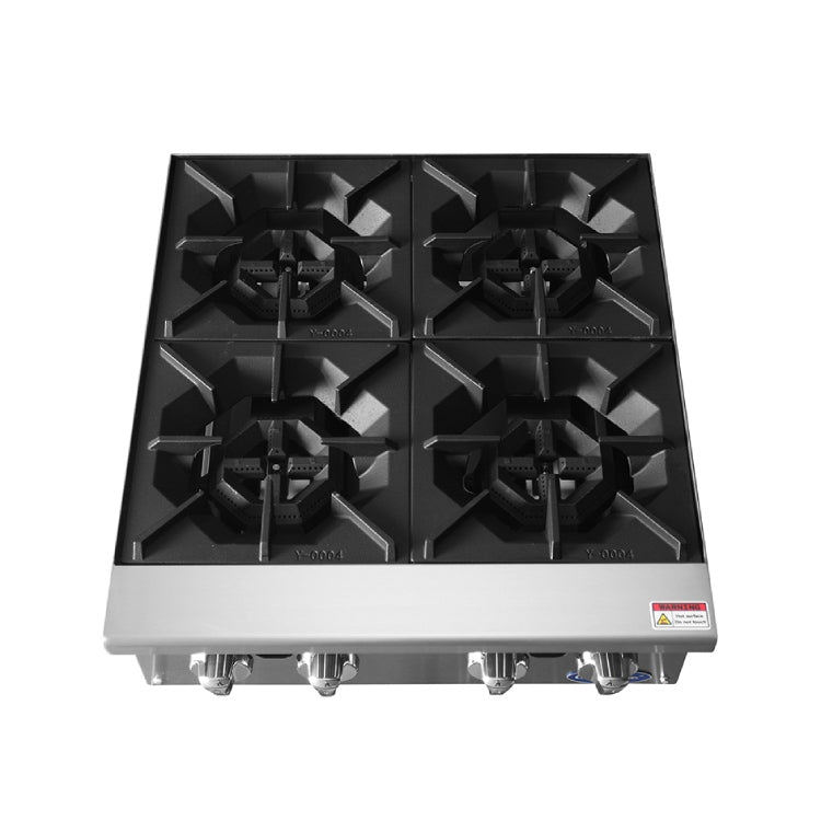 CookRite 24″ Four (4) Burner Hot Plate - ACHP-4