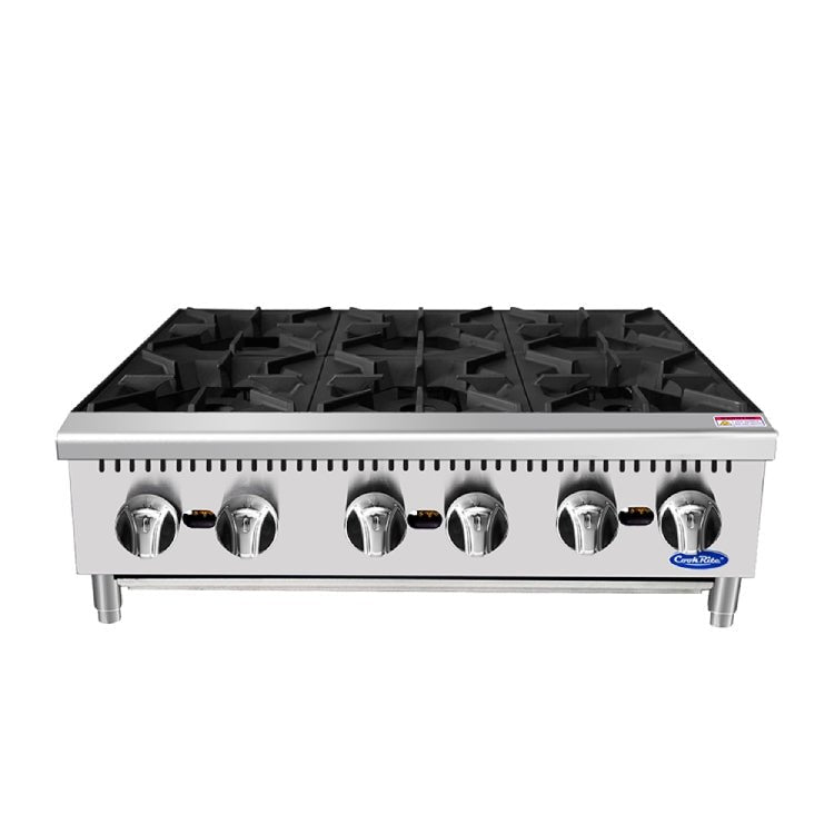 CookRite 36″ Six (6) Burner Hot Plate - ACHP-6 - VRS Restaurant Equipment & Supply Store