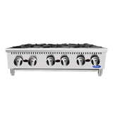 CookRite 36″ Six (6) Burner Hot Plate - ACHP-6