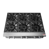 CookRite 36″ Six (6) Burner Hot Plate - ACHP-6