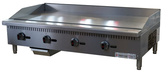 American Chef ACMG-48 - Counter Top 48" Manual Griddle Gas, natural gas